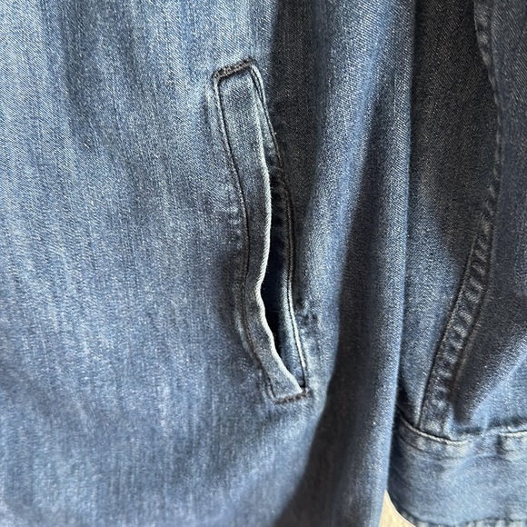 Talbots denim size 10 button down dress - Picture 4 of 7